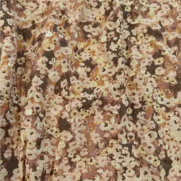 Sky & Sparrow pink floral short sleeve open cross back dress - Picture 5 of 6